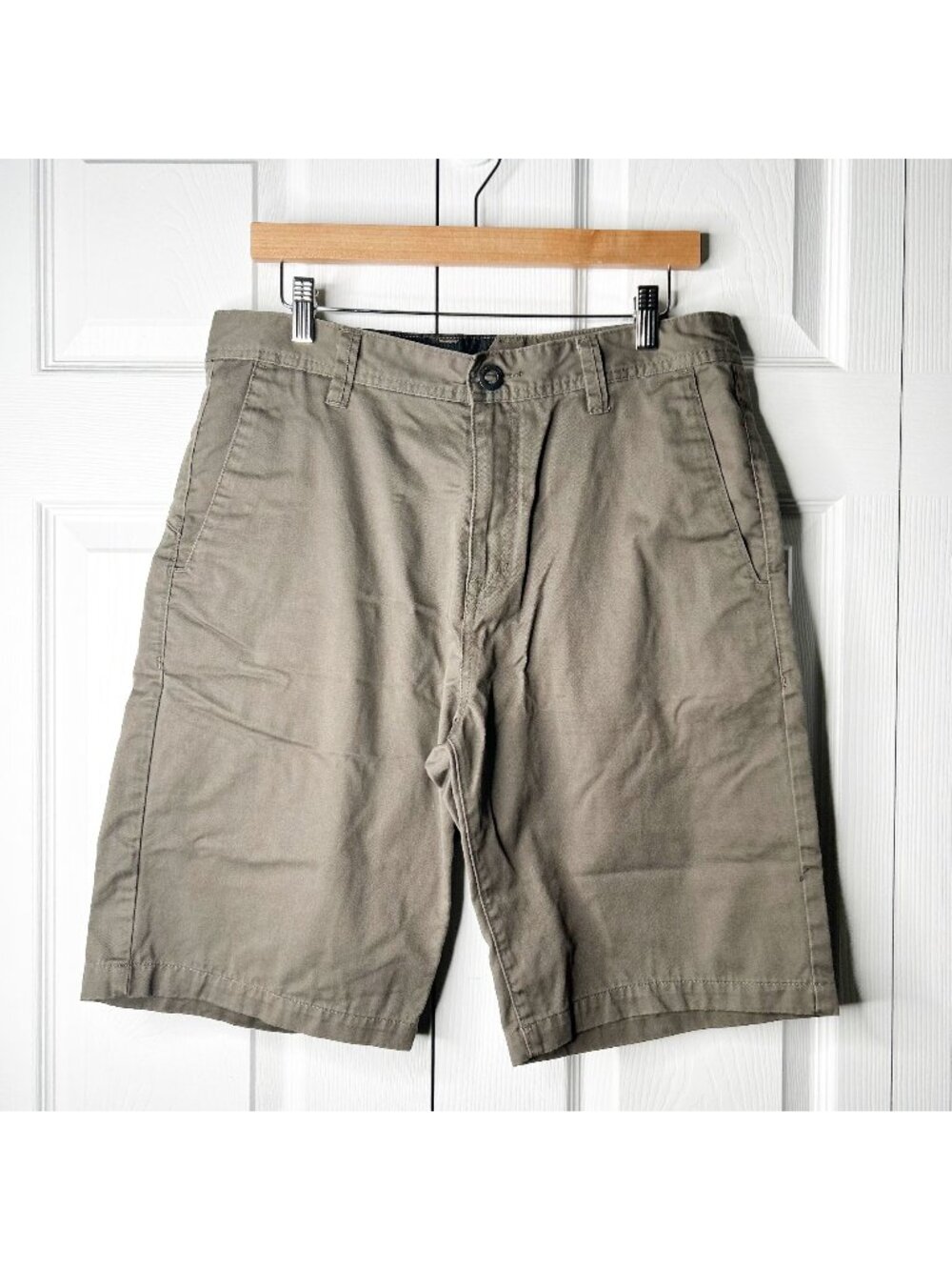 Volcom True To This Brown Cotton Blend Casual Shorts Men's Size 32